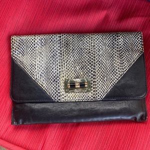Diane Von Furstenburg Clutch Snake
